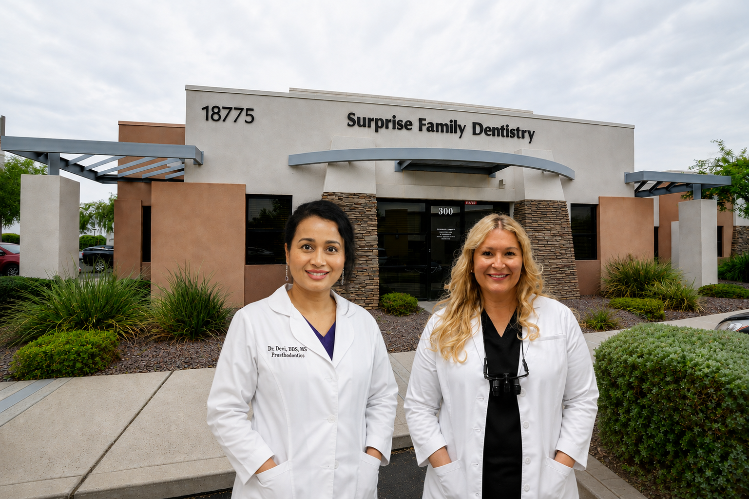 Dr. Christie Oyler and Dr. Devi at Surprise Family Dentistry